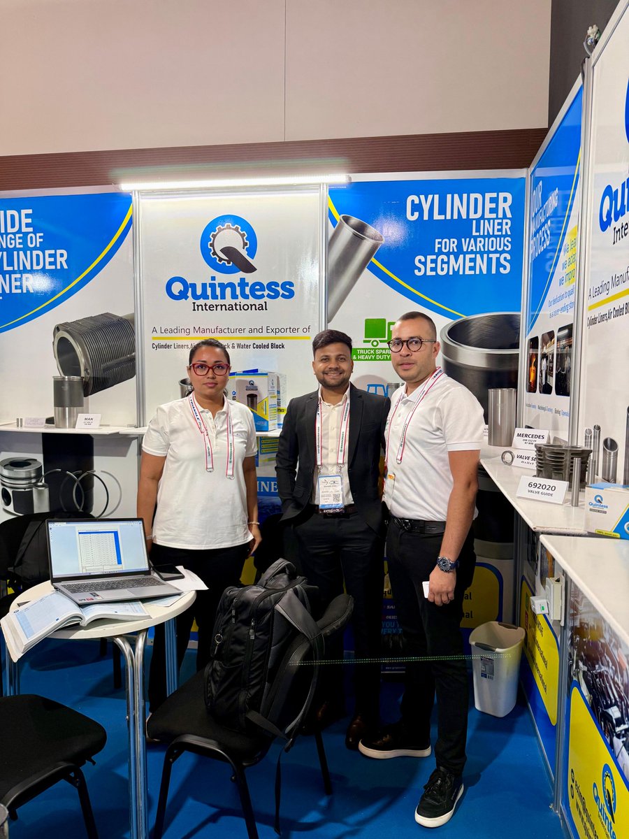 QuintessInt's tweet image. Wrapped up well !!! 
Thank you @LatinTyreExpo  for having us and also giving us the opportunity to meet and explore new business opportunities in Latin America &amp;amp; around.
#quintessengineparts #cylinderliner #engineparts #autoparts #acma #eepc #automechanikaistanbul