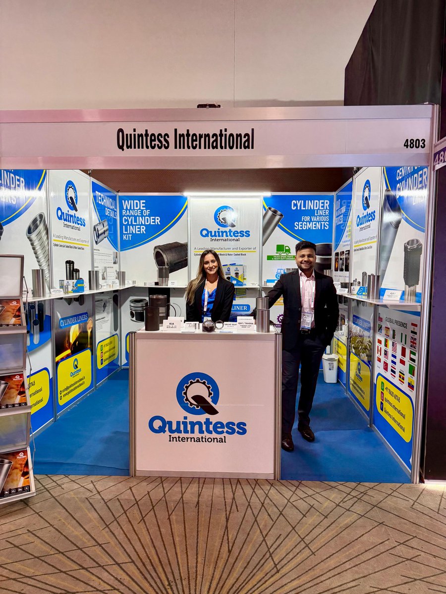 QuintessInt's tweet image. Wrapped up well !!! 
Thank you @LatinTyreExpo  for having us and also giving us the opportunity to meet and explore new business opportunities in Latin America &amp;amp; around.
#quintessengineparts #cylinderliner #engineparts #autoparts #acma #eepc #automechanikaistanbul