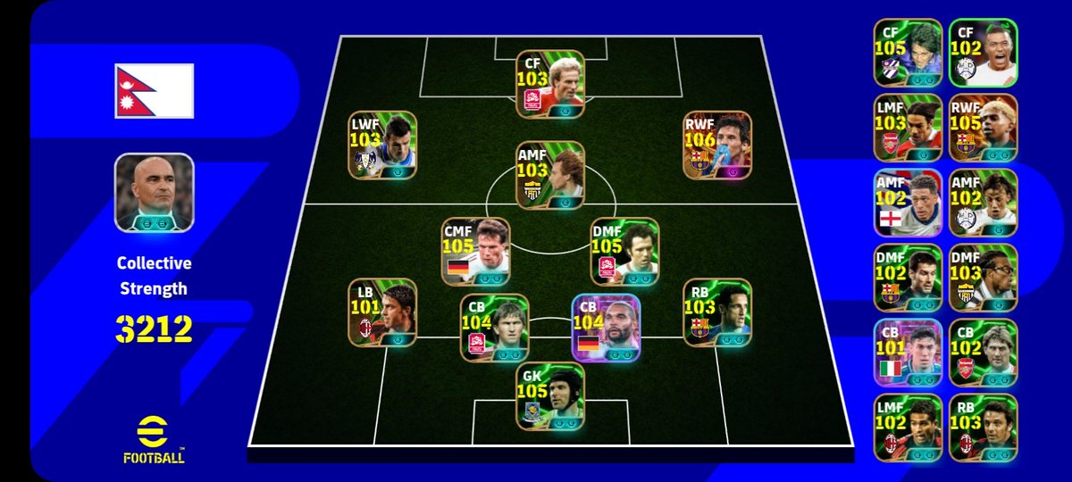 CcrMessi's tweet photo. @LSoccerworld Plz review my squad bro 💓 https://t.co/ebVxhKFor1