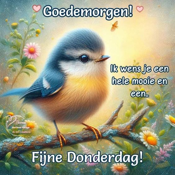 Goeiemorgen ☕ lieverds 🍀
Heb een fantastische donderdag 😉