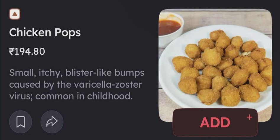 ShubhCoder's tweet image. Well I didn&apos;t know that this is what Chicken pops is, until LLM told me 🤣🤣