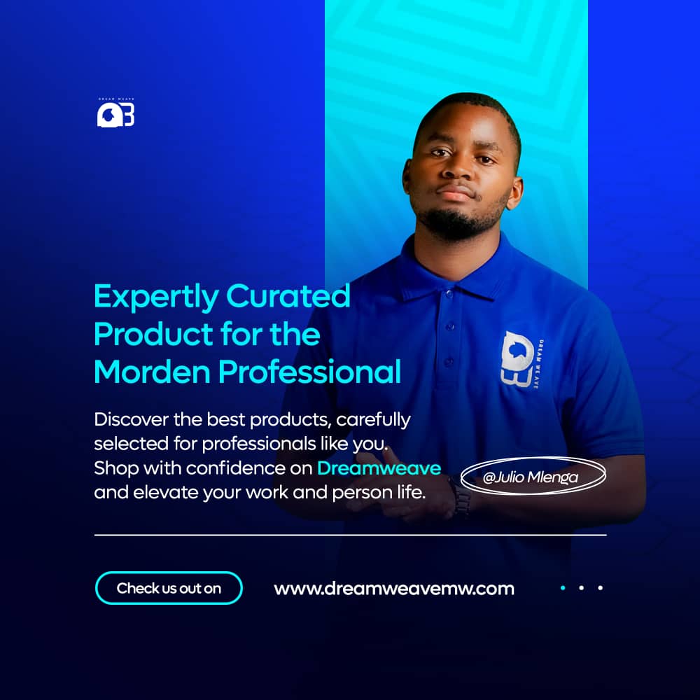 JulioMulenga's tweet image. Smart Products for Smart People✅

Find the best items for your work and daily life on dreamweavemw.com.
Picked with care to help you do better every day.

#DreamWeaveMW #MadeForYou #MalawiBusiness