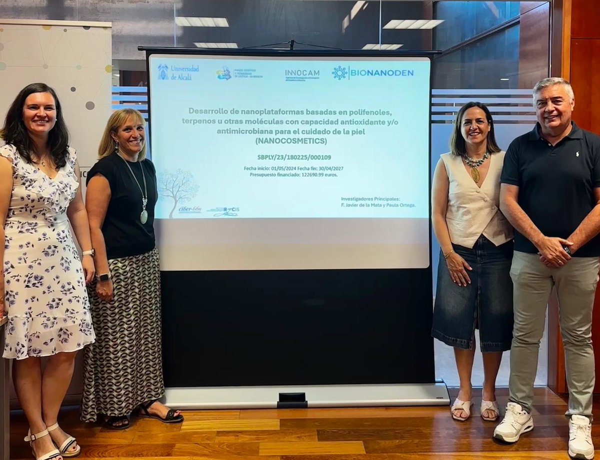 Presentación de los resultados del proyecto “Desarrollo de nanoplataformas basadas en polifenoles, terpenos u otras moléculas con capacidad antioxidante y/o antimicrobiana para el cuidado de la piel” NANOCOSMETICS, financiado por la JCCM.