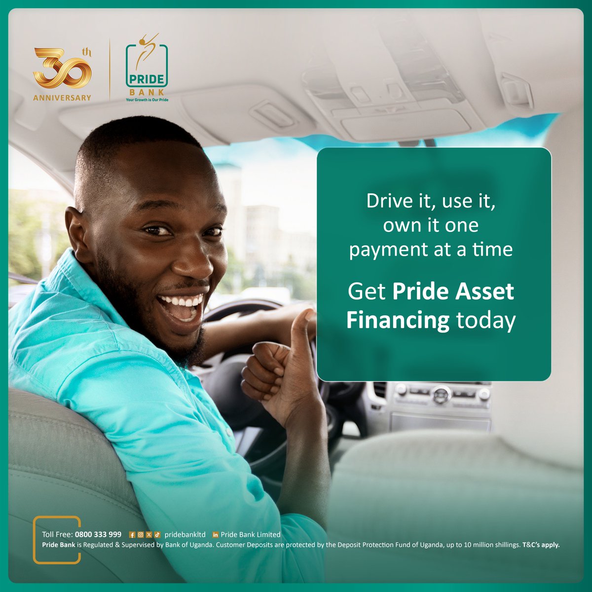 pridebankltd's tweet image. Why wait to own it when you can drive it today? 🚗✨ Let Pride Asset Financing put you in the driver’s seat, one easy payment at a time!

#TakePride #PrideBank #ThursdayService