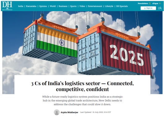 bongo_bondhu's tweet image. Regional cities like Coimbatore and Bhubaneswar are becoming critical links in India’s digital logistics networks. #LogisticsGrowth #IndiaMoving #3Cs #LogisticsReform @profarpita1 @DeccanHerald
deccanherald.com/opinion/3-cs-o…