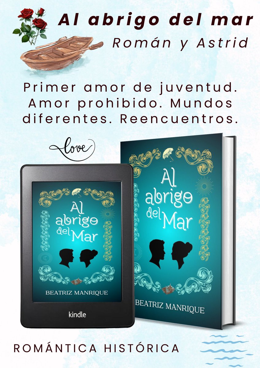 Román ❤️ Astrid
Él, un humilde almeriense que trabaja en la taberna familiar. Ella, una joven burguesa de origen noruego-sueco... Entre ellos, un amor prohibido a finales del siglo XIX.
¿Os venís al pueblo costero de Mojácar para conocerlos?

#Amazon 📖 ⤵️
amzn.eu/d/c9Kg09U