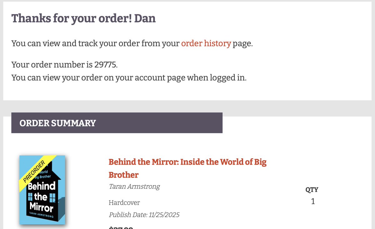 djharris124's tweet photo. @taranarmstrong excited for the book!!, but it's a cruel joke making us wait all the way until NOVEMBER #bb27 https://t.co/zqQzgJKzy4
