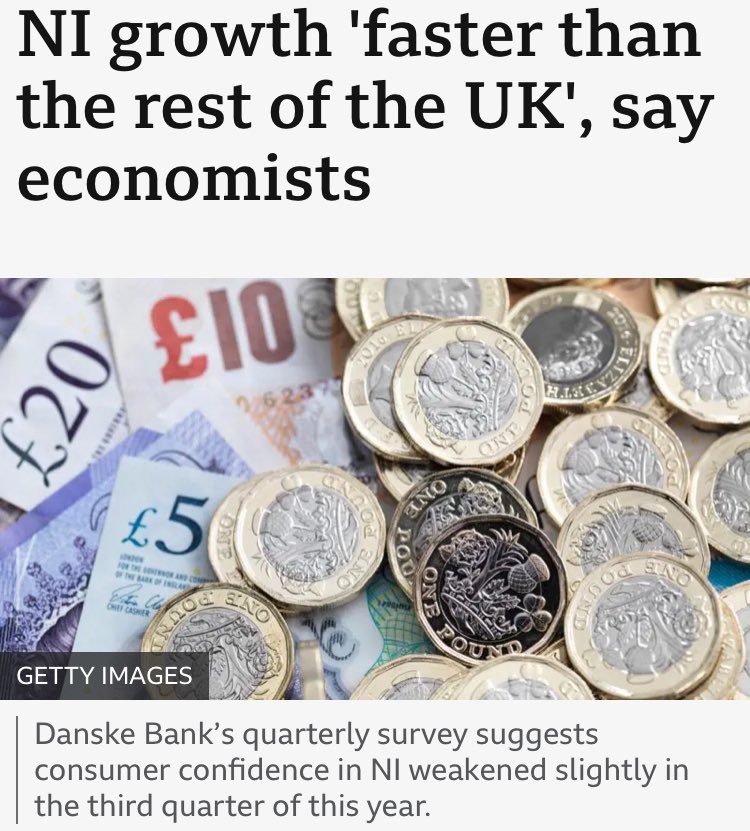 RejoinP's tweet image. 🚨BREXIT: If being outside the Single Market and customs union is economically good 👍
Why is Northern Ireland steamrolling ahead of the rest of the UK?
No major party will fix this because Labour, Conservatives and Reform are Brexiters, but supporting Rejoin will! 🇬🇧❤️🇪🇺…