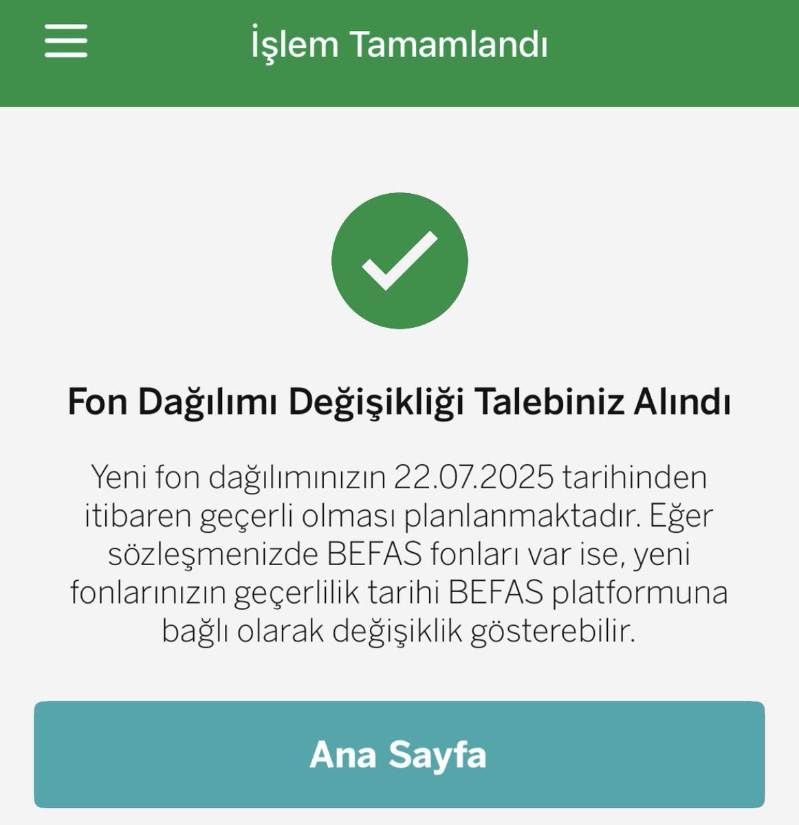 uniliyatirimci's tweet image. 📌 BES planımda fonları ve dağılımlarını güncelledim.

🆕 Yeni fon ve oranlar:

💵 #GEL - Para Piyasası EYF: %25
🥇 #AGA - Altın Katılım EYF: %20
📈 #HES - Hisse Senedi EYF: %35
🥈 #GMF - Gümüş Fon Sepeti EYF: %20