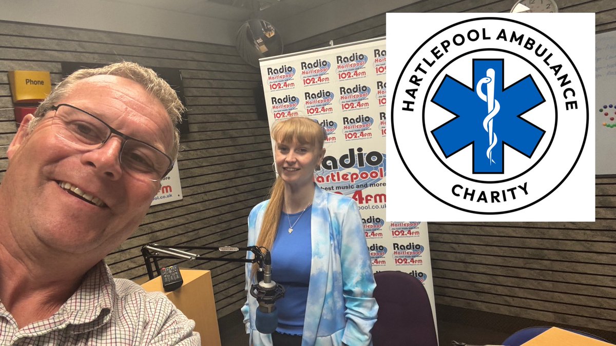 JasonAndersonUK's tweet image. GOOD MORNING FOLKS!
At 9 today on 102.4 @radiohartlepool it’s “Medical Mornings” with Abi Anderson @abs_ando from @HpoolAmbulance Charity as well as thanking all the charity supporters Abi is inviting all along to a Charity Market this Sunday from 12 till 4:30 at the West Hall…
