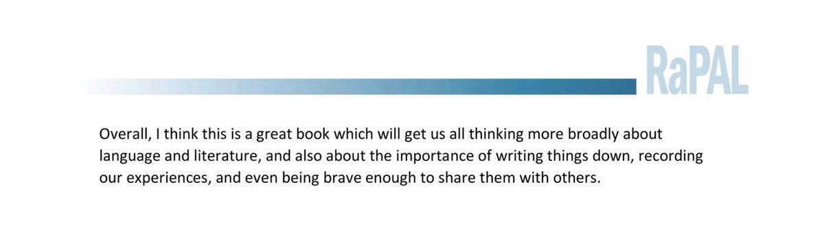 Kerry Scattergood (@kmscattergood) on Twitter photo The new <a href="/rapal_uk/">RaPAL (Research and Practice in Adult Literacies)</a> journal is out today 🎉 Glad to see my review of <a href="/MichaelRosenYes/">Michael Rosen 💙💙🎓🎓 NICE 爷爷</a> What is a Bong Tree (sorry it took me so long Michael!)
A brilliant exploration of literacy, literature, and education- but also an important reminder to us all to write it down… The new <a href="/rapal_uk/">RaPAL (Research and Practice in Adult Literacies)</a> journal is out today 🎉 Glad to see my review of <a href="/MichaelRosenYes/">Michael Rosen 💙💙🎓🎓 NICE 爷爷</a> What is a Bong Tree (sorry it took me so long Michael!)
A brilliant exploration of literacy, literature, and education- but also an important reminder to us all to write it down…
