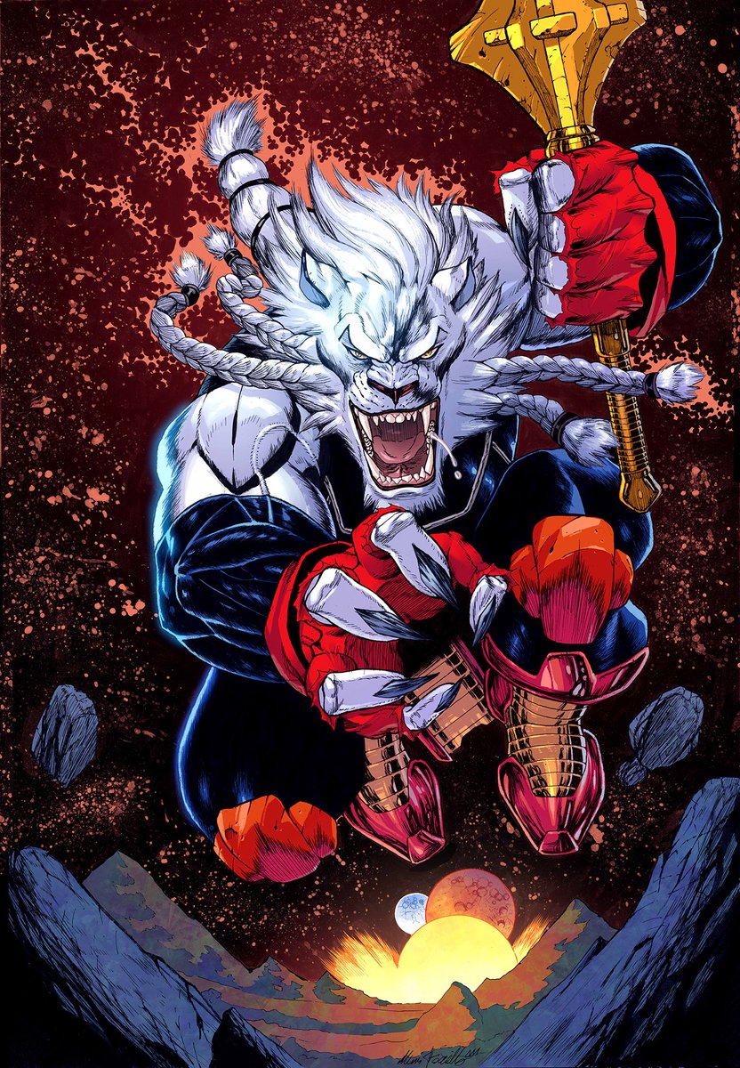 Pressinator's tweet image. Some of my recent practice colors over the amazing lines of @MFoccillo. Let me know which 1 you like the most and RT&apos;s are helpful!! #comics #comicbookcolorist #colorist #marvel #image #wolverine #Conquest #BattleBeast #planethulk