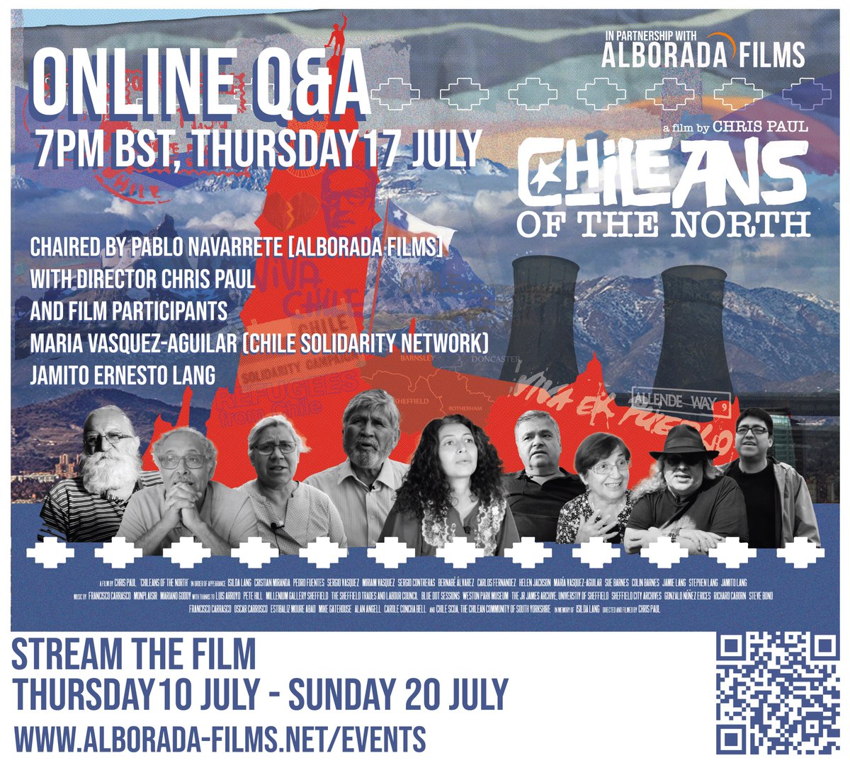 🇨🇱🏴󠁧󠁢󠁥󠁮󠁧󠁿  🎞️
Watch the film online until Sunday. Join the live Q&amp;A today.

tickettailor.com/events/alborad…