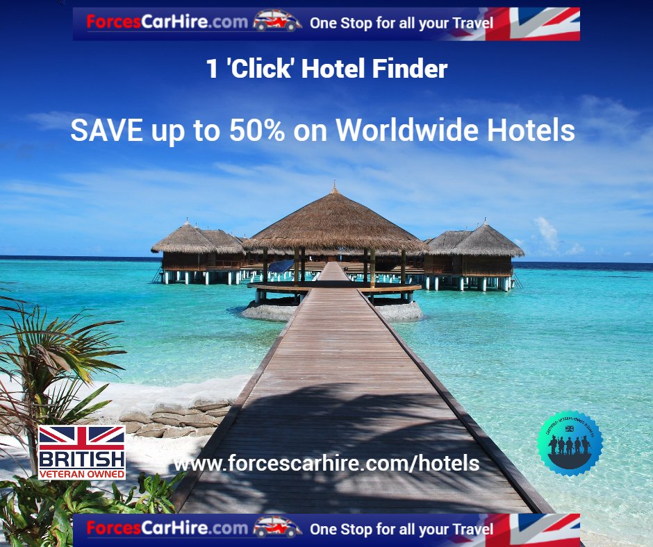 forcescarhire's tweet photo. Your '1 Click' Hotel Finder
SAVE up to 50% on Worldwide #Hotels, #Villas & #Apartments
π Search the top Hotel Booking sites with '1 Click'
ποΈ https://t.co/G8vVt6UjsJ
#hotel #villa #apartment #bedandbreakfast #travel #citybreaks #hotelfinder #holidays #forcescarhire #MHHSBD https://t.co/XHA40AvI42