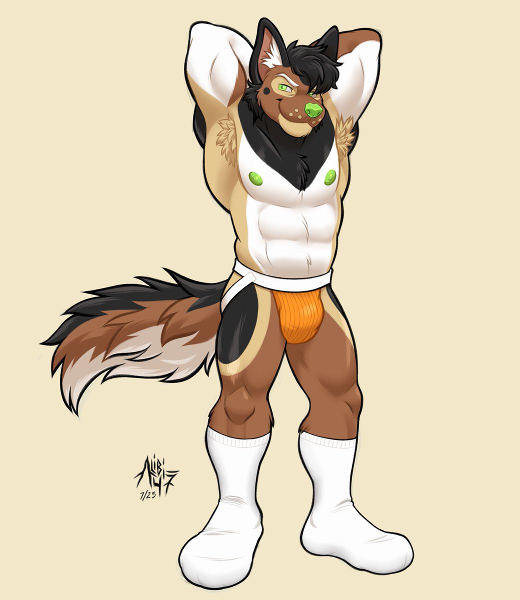 Show us the goods~ comm for <a href="/sockmutt/">Chuckles Shep</a> 🧡