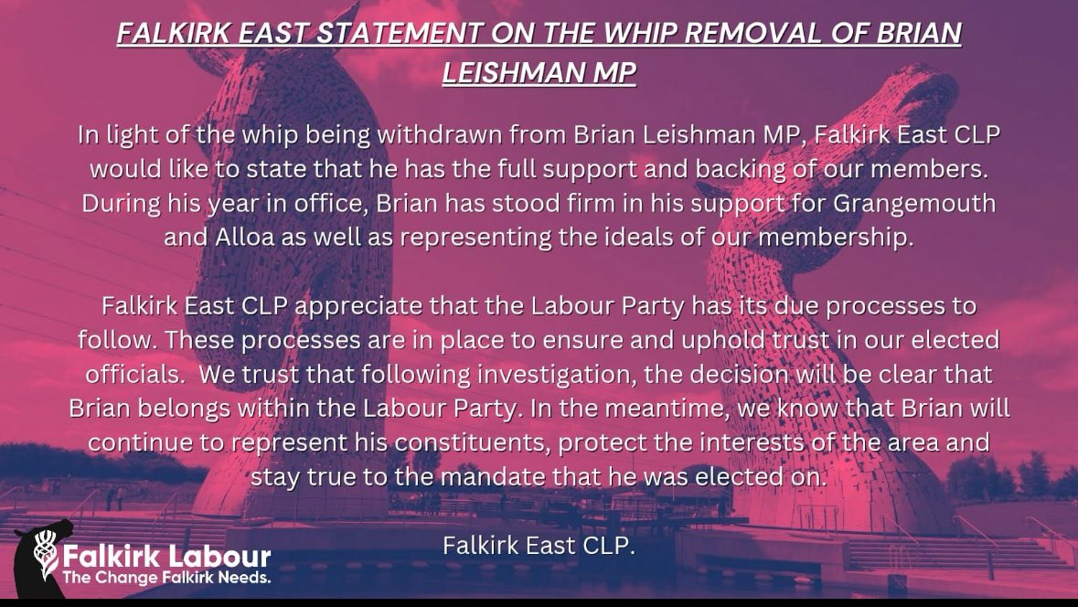 BrianLeishmanMP's tweet image. Thank you to both of my Constituency Labour Party’s and the wonderful members in them. Your support and solidarity shows the very best of our movement 🌹✊🚩