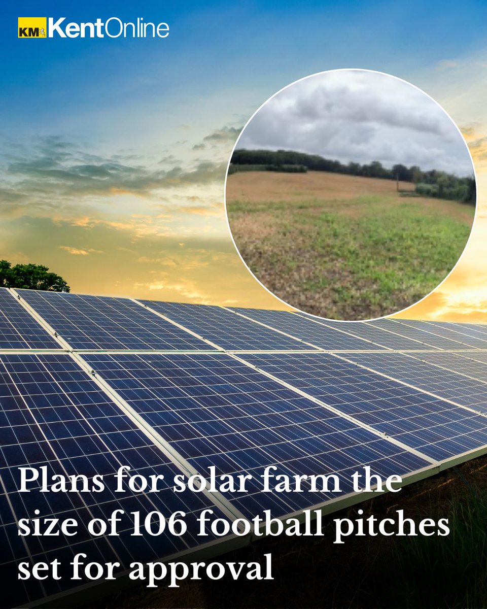 The plans are for farmland next to a site earmarked for a hugely controversial development of 7,000 homes
Full story: kentonline.co.uk/sittingbourne/…
