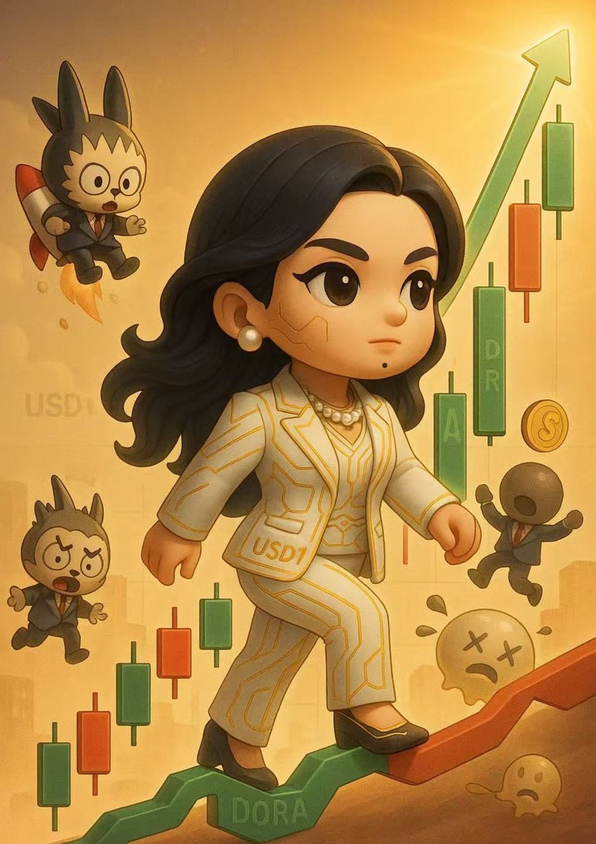 $DORA ｜Logical K-line will go further
We need to go the same way as BTC
#DORA stays built on <a href="/BNBCHAIN/">BNB Chain</a>
Just for
1 DORA = 1 Power
1 DORA=1 USD1
#BUILDDORA #Binance #CryptoWomen #WLFI