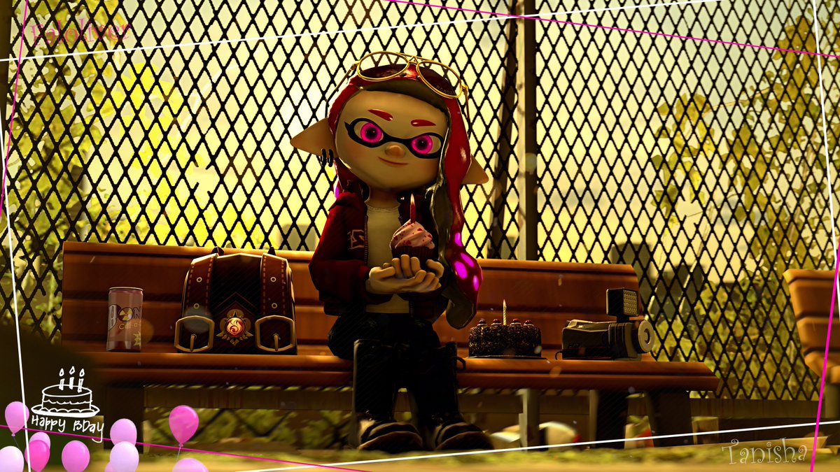 iRavenSynapse's tweet photo. Candle At The Sunset 
Birthday Render for a @Faloliver1 

#Splatoon #splatoonoc #SFM #splatoonart https://t.co/Y8pAySWl96