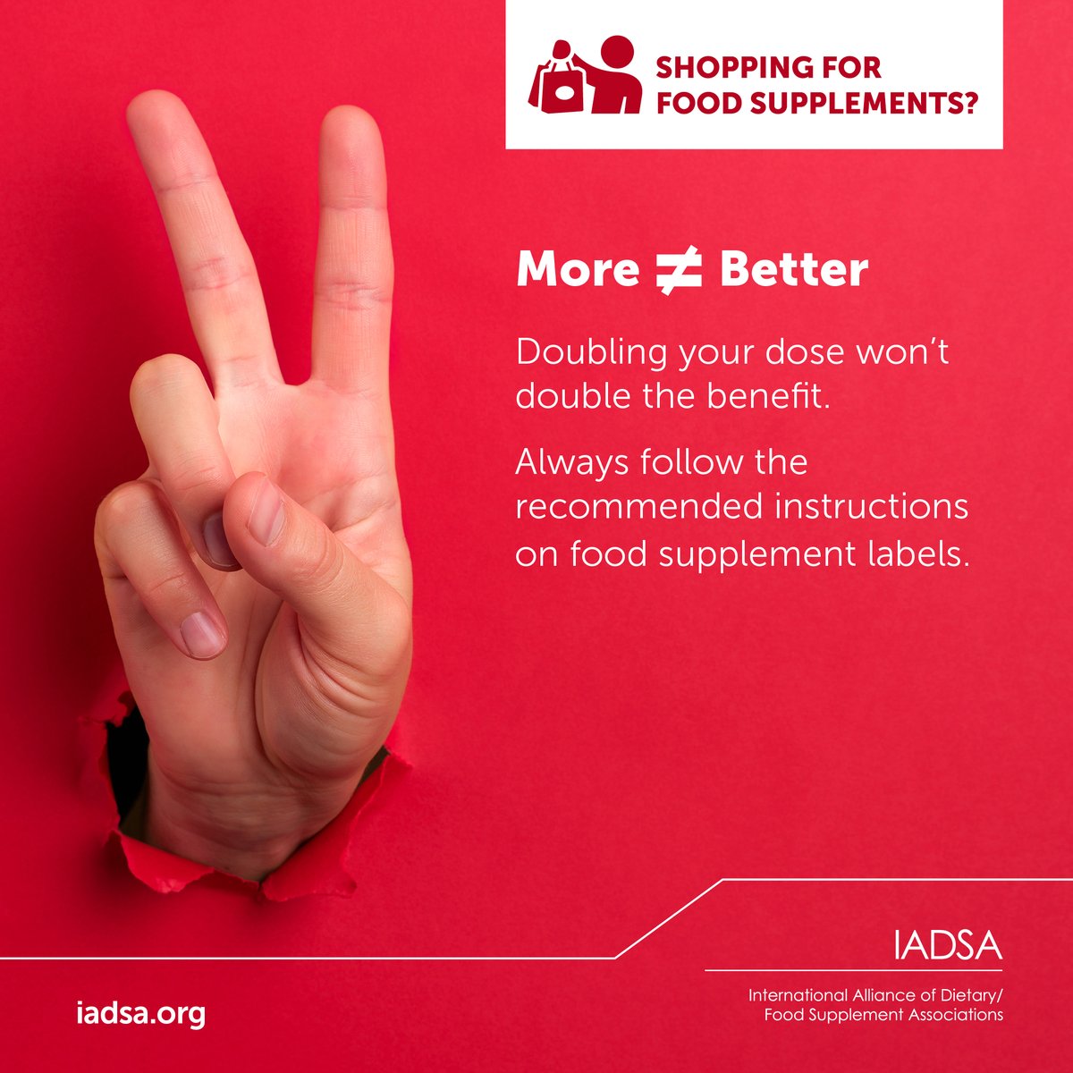 Tips for smart shopping!
#IADSA #SmartSupplementShopping