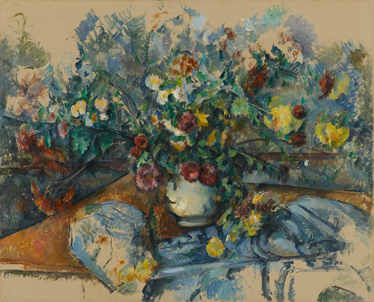 ポール・セザンヌ、「FLEURS DANS UN VASE」、海外版超希少レゾネ 日本美術史bot on X: