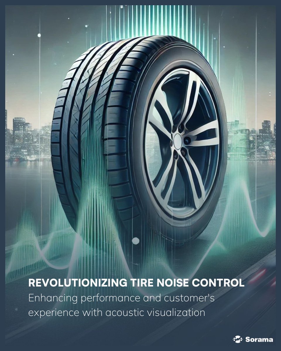 Tire noise is a challenge we solve with precision, not assumptions.
At Sorama, we help manufacturers see and understand noise in real time, turning sound into actionable insights.
↪️ Pinpoint noise sources
↪️ Design quieter tires
Learn more: eu1.hubs.ly/H0lln1f0