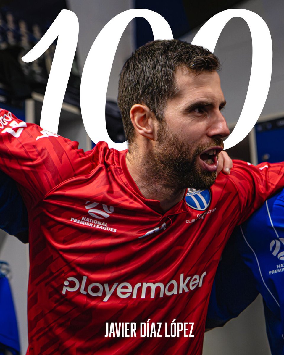 𝟭𝟬𝟬 𝗟𝗘𝗔𝗚𝗨𝗘 𝗚𝗔𝗠𝗘𝗦 𝗙𝗢𝗥 𝗝𝗔𝗩𝗜

This Saturday at Lakeside Stadium, we celebrate a special milestone for our No.1 as Javier Díaz López plays his 100th league game for South Melbourne FC in our clash against Altona Magic.

🧤 3x NPL Victoria Goalkeeper of the Year