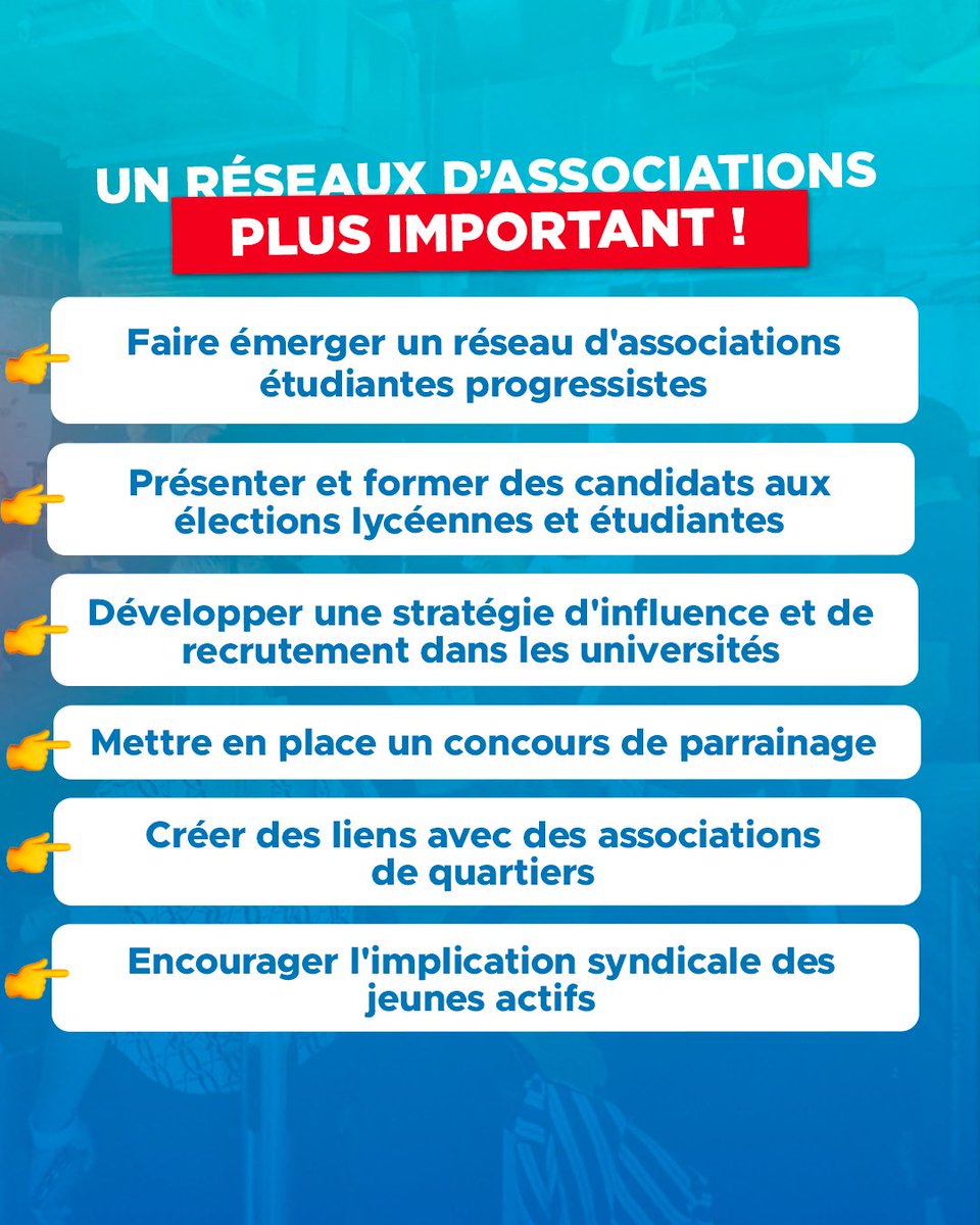 La Relève ! (@lareleve2025) on Twitter photo Avec la Relève, on veut faire des <a href="/Jeunesenmarche/">Les Jeunes en marche</a> un mouvement encore plus ancré dans les lycées, les facs, les quartiers, les syndicats. Là où les jeunes vivent, débattent, s’engagent.
🚀 Rejoins la Relève, et élargis le réseau des JEM ! Avec la Relève, on veut faire des <a href="/Jeunesenmarche/">Les Jeunes en marche</a> un mouvement encore plus ancré dans les lycées, les facs, les quartiers, les syndicats. Là où les jeunes vivent, débattent, s’engagent.
🚀 Rejoins la Relève, et élargis le réseau des JEM !