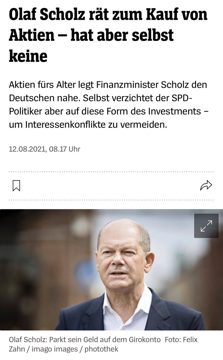 PiusSprenger's tweet image. 🚨SPARBUCH STATT $BTC &amp;amp; AKTIEN — DEUTSCHE POLITIKER MACHEN‘S VOR!

Der frühere Wirtschaftsminister Peter Altmaier und Bundeskanzler Olaf Scholz haben nicht einmal Hemmungen, offen zuzugeben, dass sie keine Aktien besitzen — ihre Kohle liegt auf dem Sparbuch.

Solche Typen sind in…