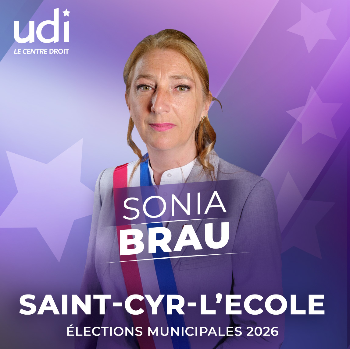 #Municipales2026 
Félicitations à Sonia BRAU (<a href="/brau_sonia/">Sonia Brau</a>), conseillère départementale, maire, référente UDI de Saint-Cyr-l'École.