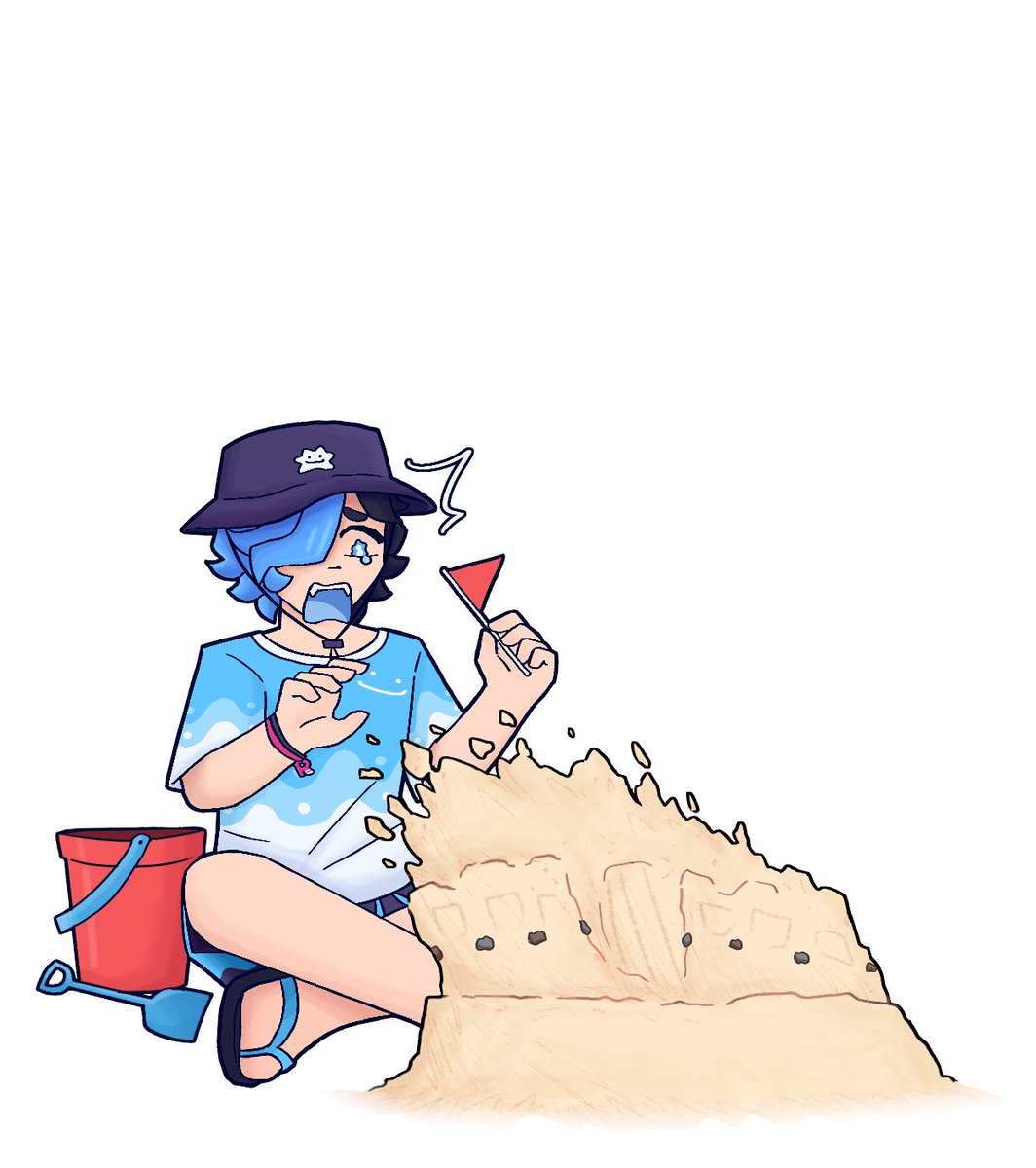 i got to draw clear and comet for this collab! everyone did an awesome job :D
#RejuvBeachDay #PokemonRejuvenation