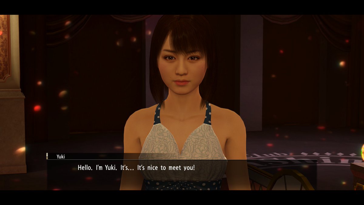 DailyLADChr's tweet image. Yuki is the only Platinum hostess in Yakuza 0 to not be modeled after a Japanese model!