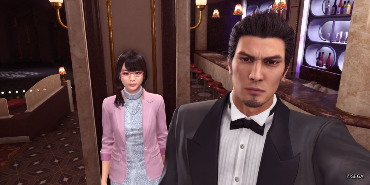 DailyLADChr's tweet image. Yuki is the only Platinum hostess in Yakuza 0 to not be modeled after a Japanese model!