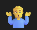kh4rit's tweet photo. @Microsoft can you please fix "manshrug" emoji in Teams? He is definitely not shrugging here. https://t.co/DfsHgIrIfp