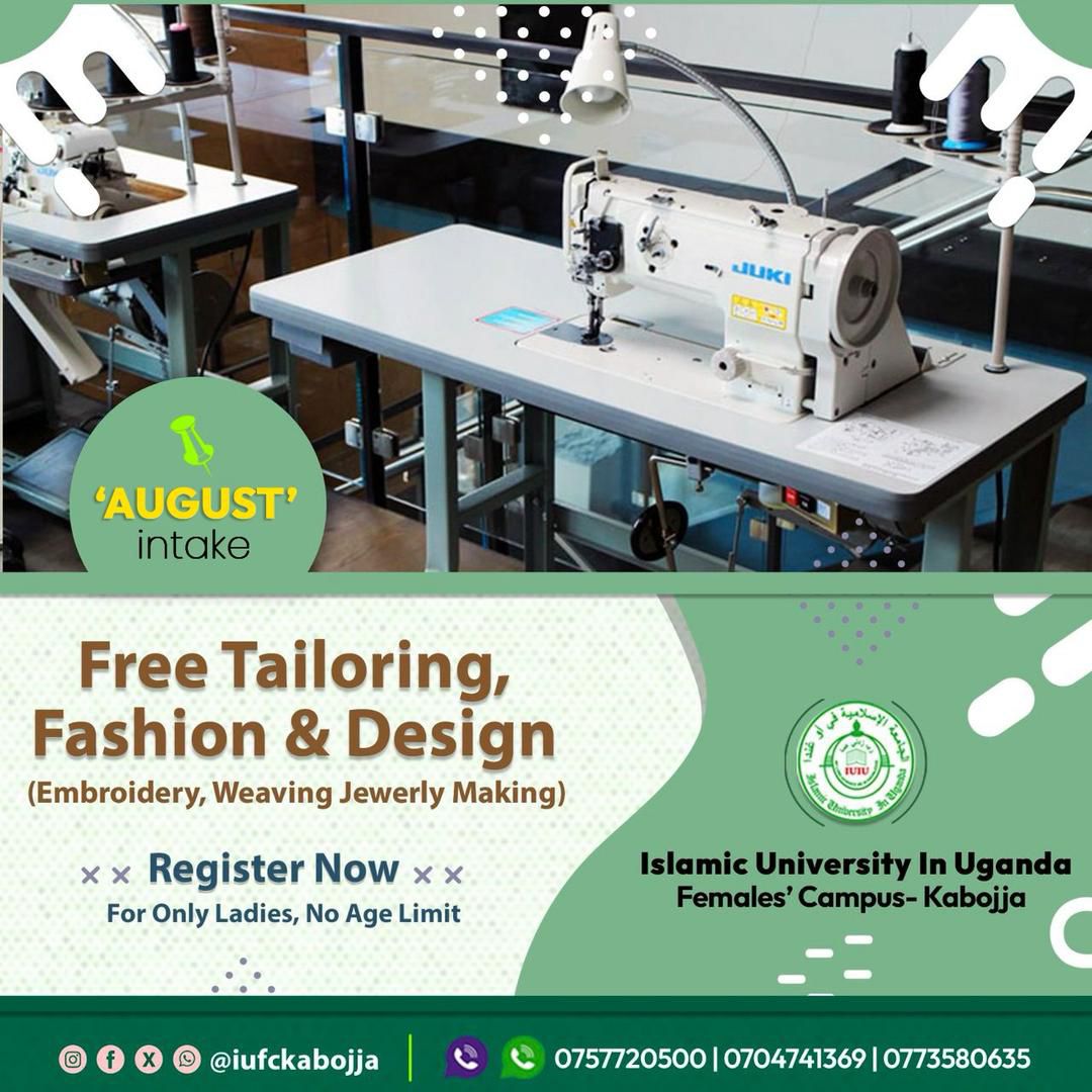 AdaZytoon's tweet image. Tell a friend to tell a friend that Islamic University in Uganda, female campus kabojja, has given free education services to people who wish to do tailoring, fashion, and design and more skilful things.
#IUIU
#iufckabojja