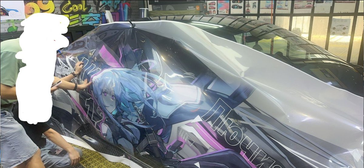 xskdizzy1's tweet image. 第一次画痛车,委托人返图,车好好看!#GirlsFrontline2Exilium #ドルフロ2 #ドールズフロントライン #少女前線 #GirlsFrontline #少女前线 #ドルフロ #소녀전선