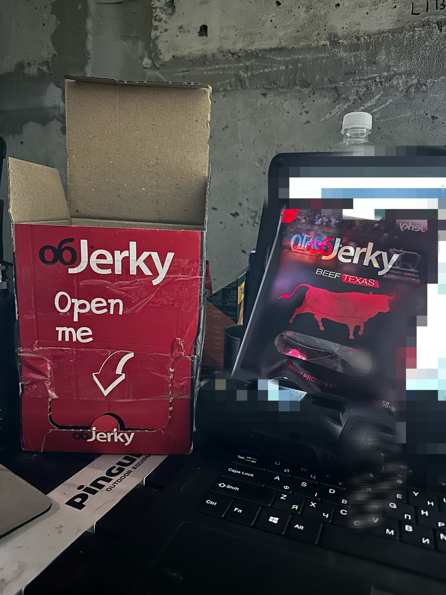dim0kq's tweet image. We just got a ton of those great snacks from @objerkycom. They are such a big help for my unit - tasty, does not spoil, and great form-factor.
My guys love it.
They are responsible Ukrainian business helping Heroes!
objerky.com/en/pages/heroes