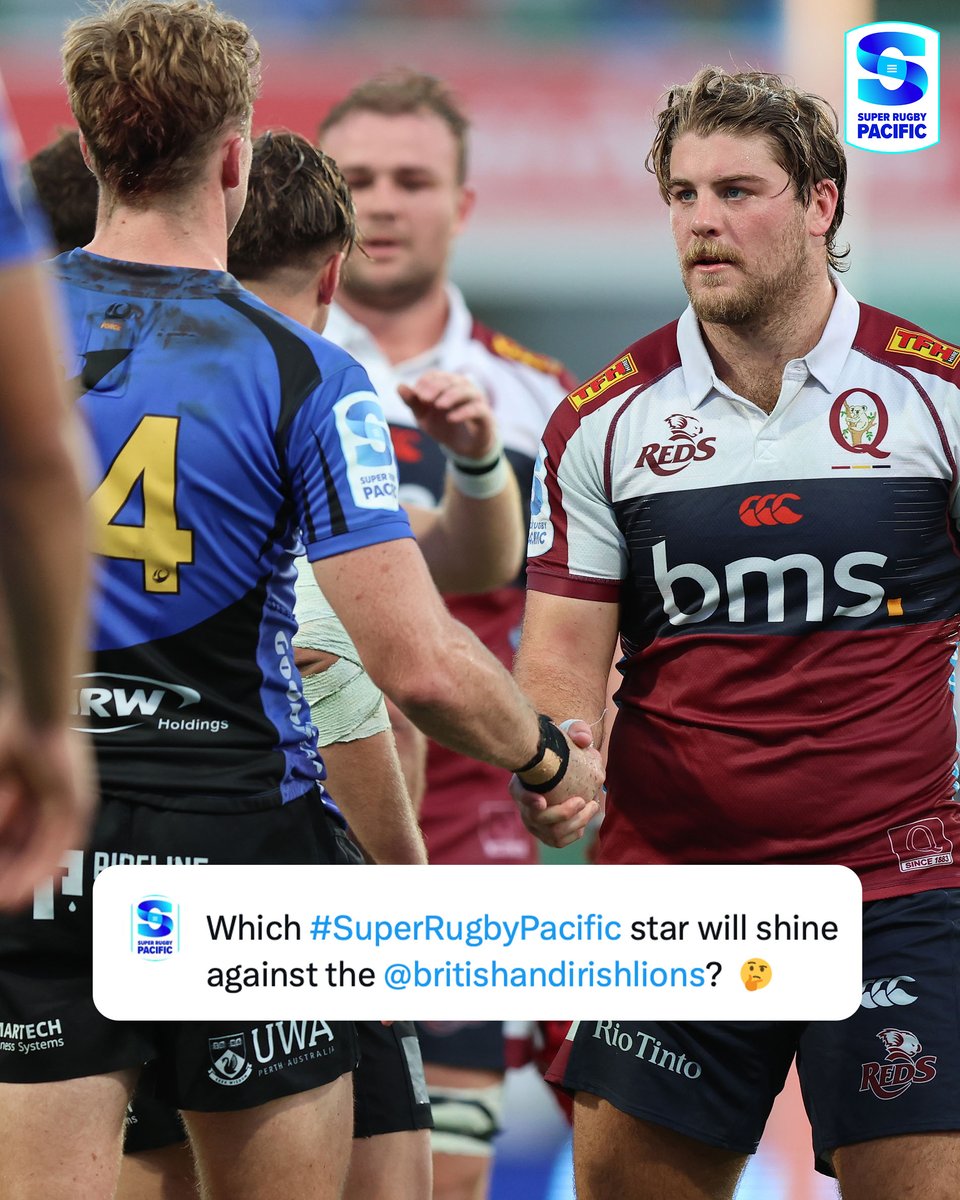 Super Rugby Pacific (@superrugby) on Twitter photo HUGE match-up on Saturday between <a href="/wallabies/">Wallabies</a> and <a href="/lionsofficial/">British & Irish Lions</a> ๐ฅ
Who will shine at Suncorp Stadium?
#SuperRugbyPacific HUGE match-up on Saturday between <a href="/wallabies/">Wallabies</a> and <a href="/lionsofficial/">British & Irish Lions</a> ๐ฅ
Who will shine at Suncorp Stadium?
#SuperRugbyPacific