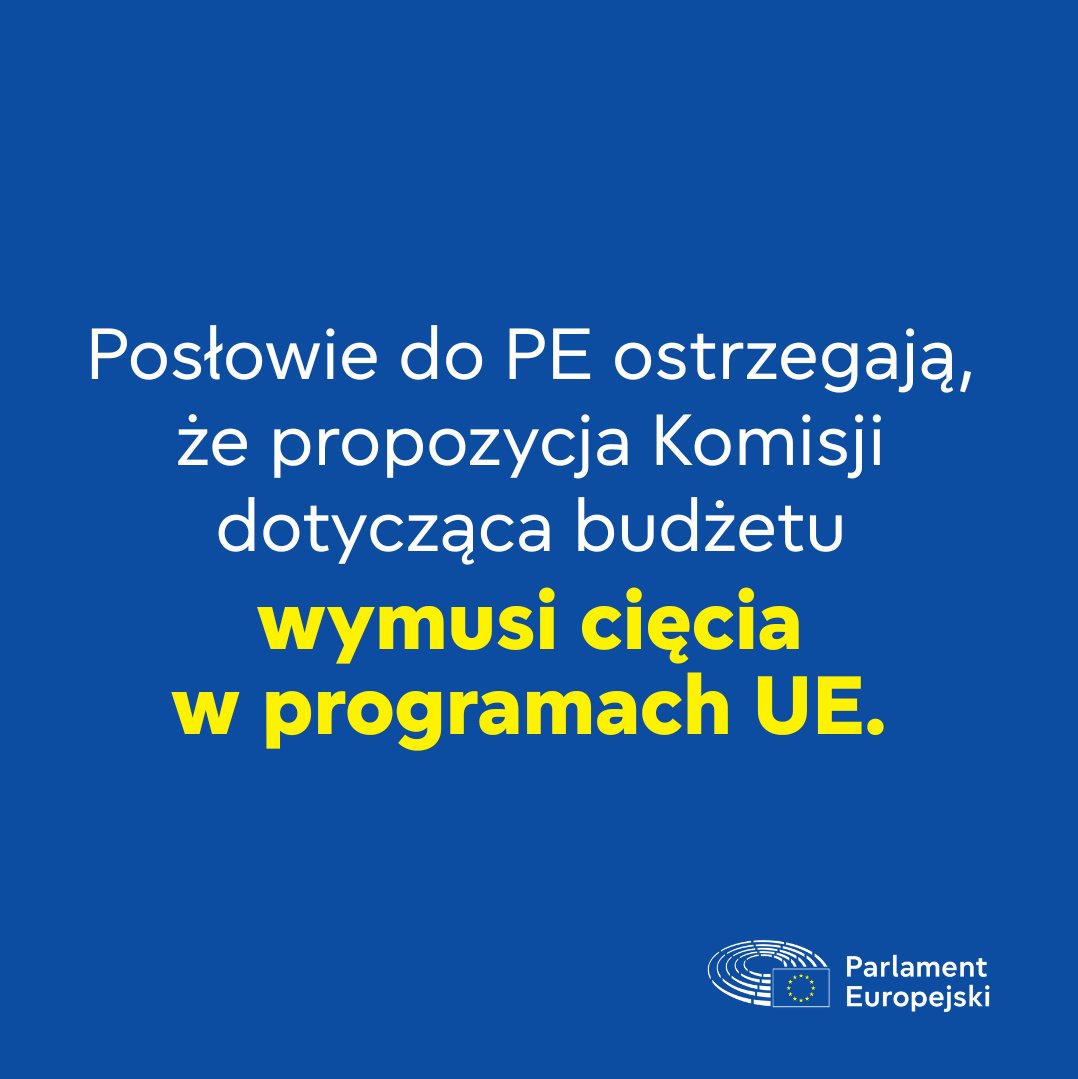 Europarl_PL's tweet image. Parlament ostrzega, że zaproponowany wczoraj przez Komisję Europejską długoterminowy budżet wymusi cięcia w kluczowych programach UE.
Długoterminowy budżet UE wymaga poparcia Parlamentu, aby został zatwierdzony.
Szczegóły: 👉 europa.eu/!ppwGCq