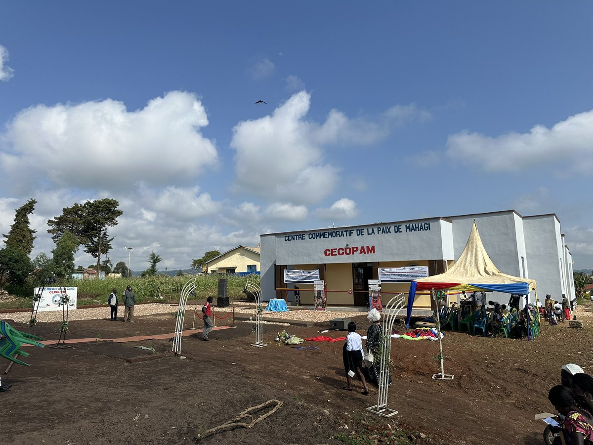 ODHasbl's tweet photo. Bientôt la remise officielle du "Centre commémoratif de la paix de Mahagi" construit par le Fonds au Profit des Victimes de la CPI dans le cadre des réparations collectives symboliques dans les affaires le Procureur contre Thomas LUBANGA et le procureur contre BOSCO NTAGANDA. https://t.co/wtIqNrRBvi