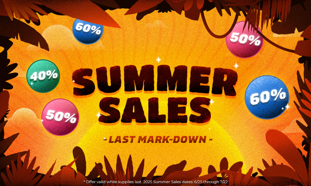Summer’s all about sunshine… and sales! ☀️ The final markdown is live on the #AnkamaShop! Don’t miss your chance to grab some great deals!
ankama-shop.com/en/hot-deals