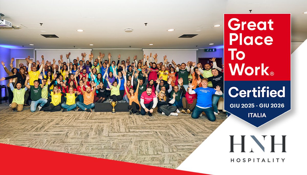 🙌 Congratulazioni a tutto il team di #HNH per aver ottenuto la #certificazione di #GreatPlaceToWork Italia anche quest’anno!
👉 Maggiori dettagli al seguente link: hubs.ly/Q03xvC-70 

#azienda #GPTW #Gptw4all #lavoro #GPTWcertified #HNH