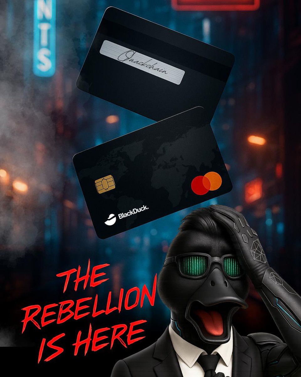 blackduckrwa's tweet image. BlackDuck fam 🦆
137M+ staked. 122M vaulted.
88.7% APY — backed by real buybacks
💳 Virtual card for 1.5M BD stakers
MC: $400K — supply vanishing fast

Stake. Earn. Rebel.
#BlackDuckRWA #BDToken #CryptoCard