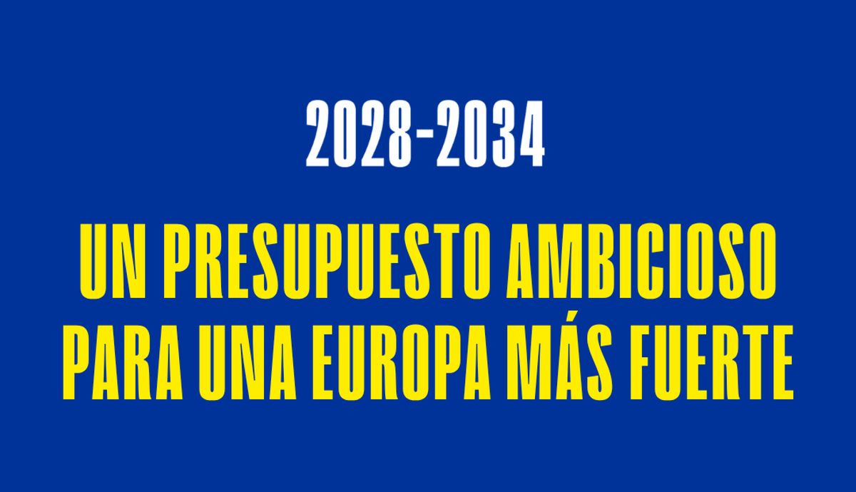 La Comisión presenta su Marco Financiero Plurianual 28-34: casi 2 billones 
🔹 865.000 M€ en agricultura, pesca, cohesión y política social.
🔹 410.000 M€ en competitividad
🔹 200.000 M€ en acción exterior, 
🔗 ec.europa.eu/commission/pre…
#EuropeDirectNA #NavarreInEurope