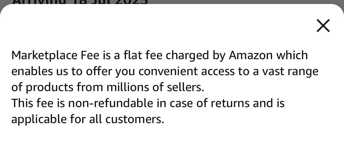 remoteengineeer's tweet photo. Amazon started adding marketplace fee in the order total before placing the order. It was 5rs for the last 2 orders for me.
So, these practices are really becoming a norm now? https://t.co/bgmSJxkMmW