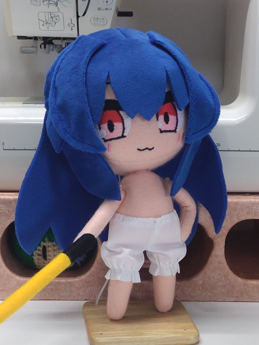 monomochi's tweet image. 進捗
いつものと髪の材質が違うのでいつもよりちょっともふもふ