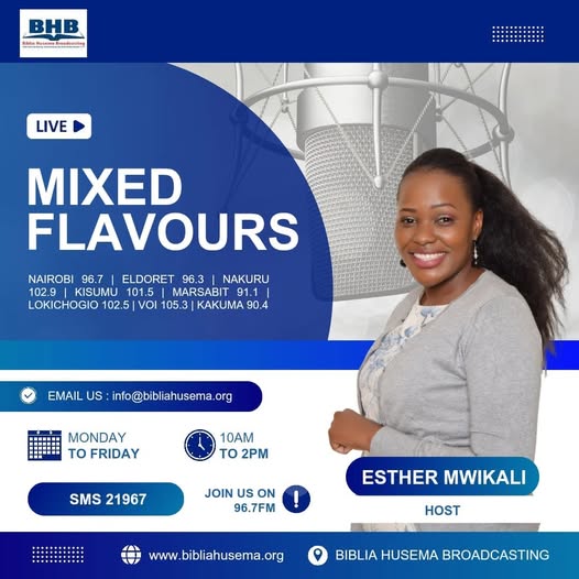 BHusema's tweet photo. Hujambo Mwana #MixedFlavours,  Leo ni ile siku ambayo huwa tunamsifu Mungu Kitbt ndani ya #SifaThursday na Dada Esther Mwikali

Unarusha macho nyuma ukiwa wapi leo msikilizaji? Tujuze

SIMU/WHATSAPP: 07 22 174 200
SMS:21967 https://t.co/P7Wnt8QjUj