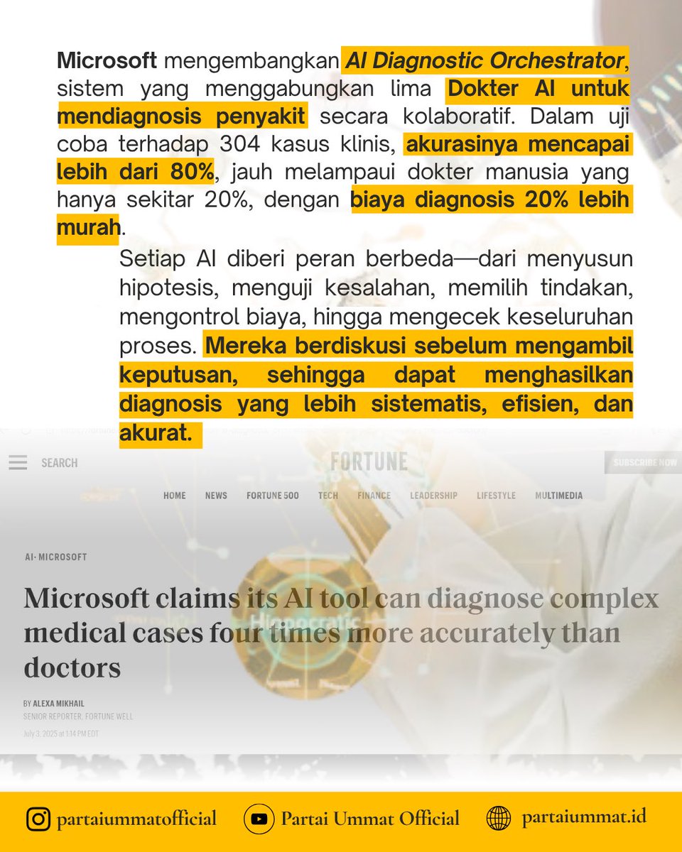 realpartaiummat's tweet image. Akankah AI merevolusi dunia klinik?? 

#ai #artificialinteligence #kecerdasanbuatan