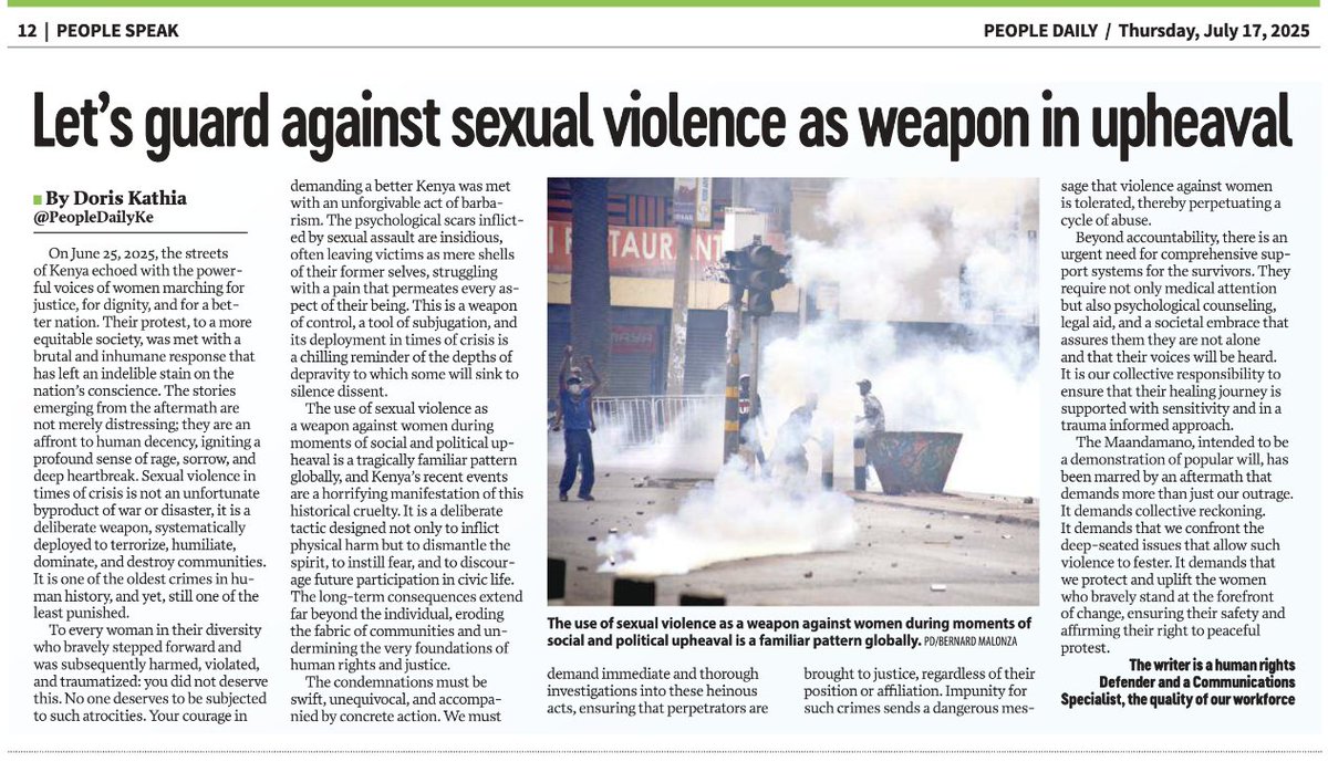 "The psychological scars inflicted by sexual assault are insidious, often leaving victims as mere shells of their former selves, struggling with a pain that permeates every aspect of their being. This is a weapon of control, a tool of subjugation, and its deployment in times of
