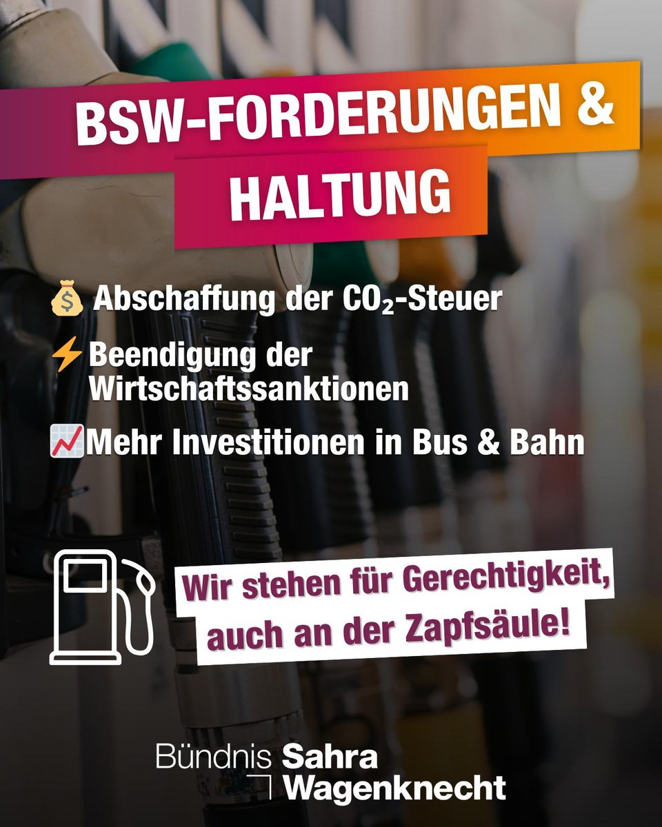 bsw_vg_lsa's tweet image. Sachsen-Anhalt hat aktuell die höchsten Spritpreise in ganz Deutschland.
Laut einer aktuellen ADAC-Auswertung vom 15. Juli 2025 kostet der Liter Super E10 im Land durchschnittlich 1,706 Euro – das sind fast 10 Cent mehr als im günstigsten Bundesland, dem Saarland. Beim Diesel…